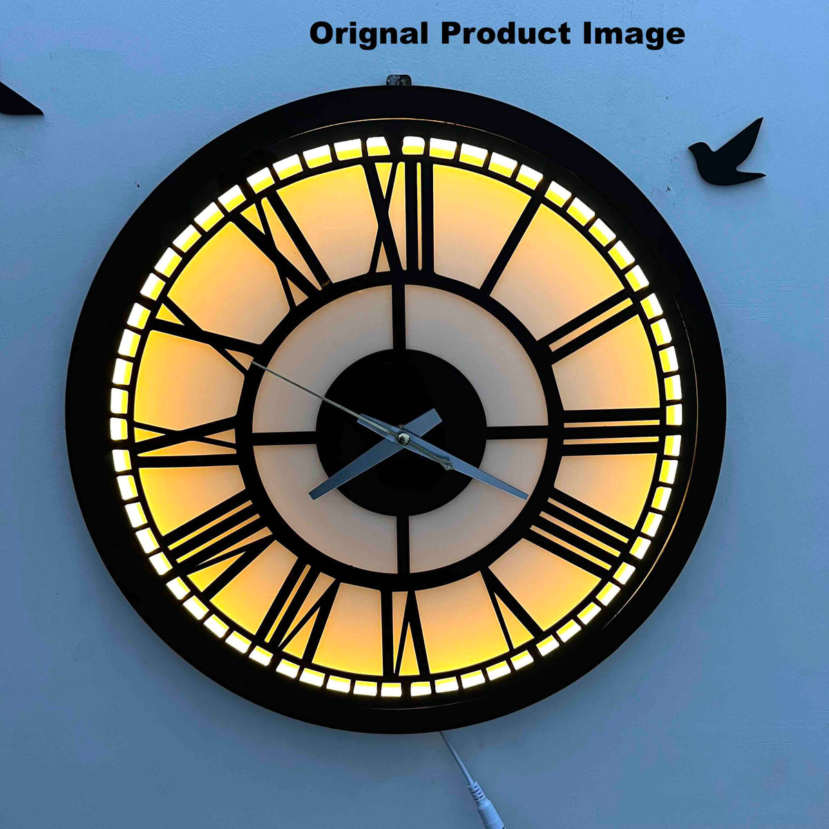 Vintage Premium Roman Backlit Wall clock