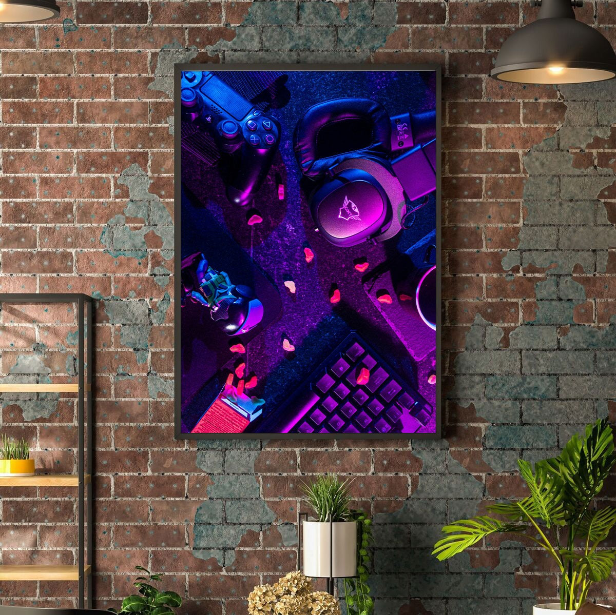 Poster Gaming Set (1-Panel) Wall Art