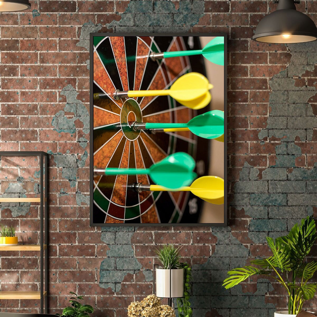 Darts Game 1-Panel Wall Art