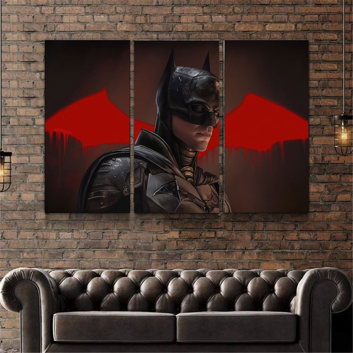 Bat Man (3 Panel)Wall Art