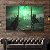 Batman vs Superman  (3 Panel) Wall Art