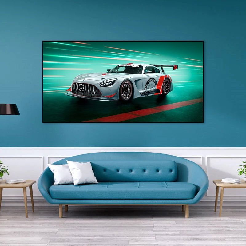 Mercedes-AMG GT3 (1-Panel) Wall Art