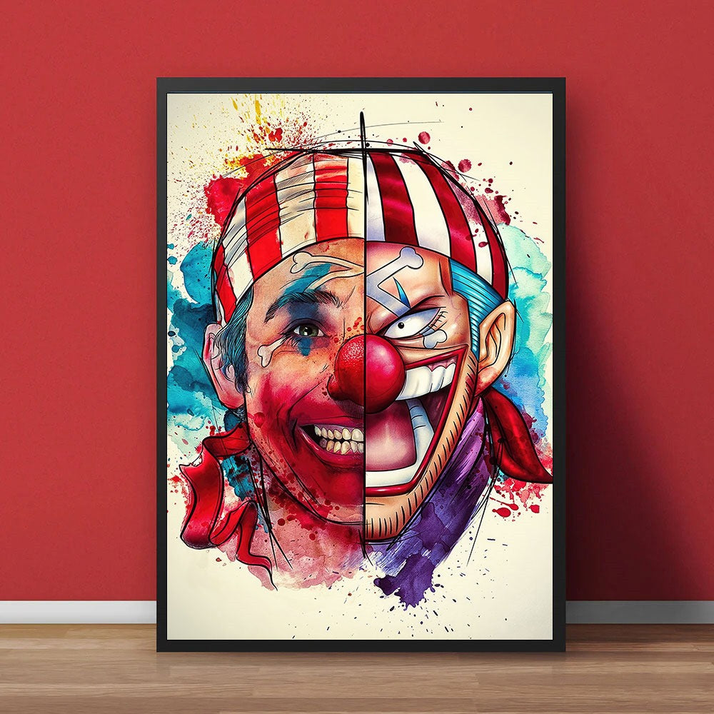 Buggy The Clown (1-Panel) wall art
