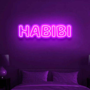 Habibi Neon signs