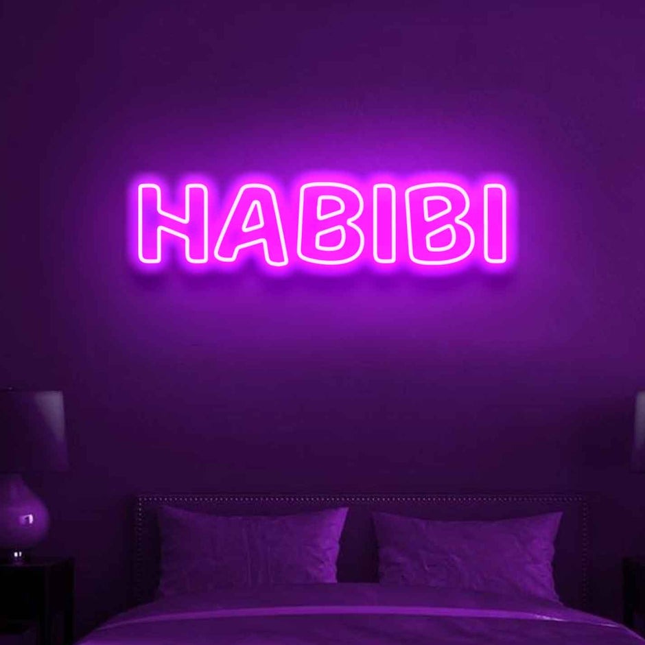 Habibi Neon signs