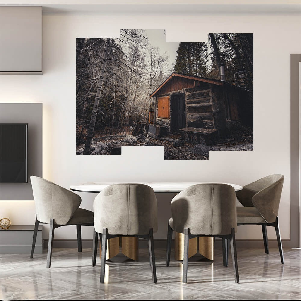 Forest House(4 Panel)Wall Art