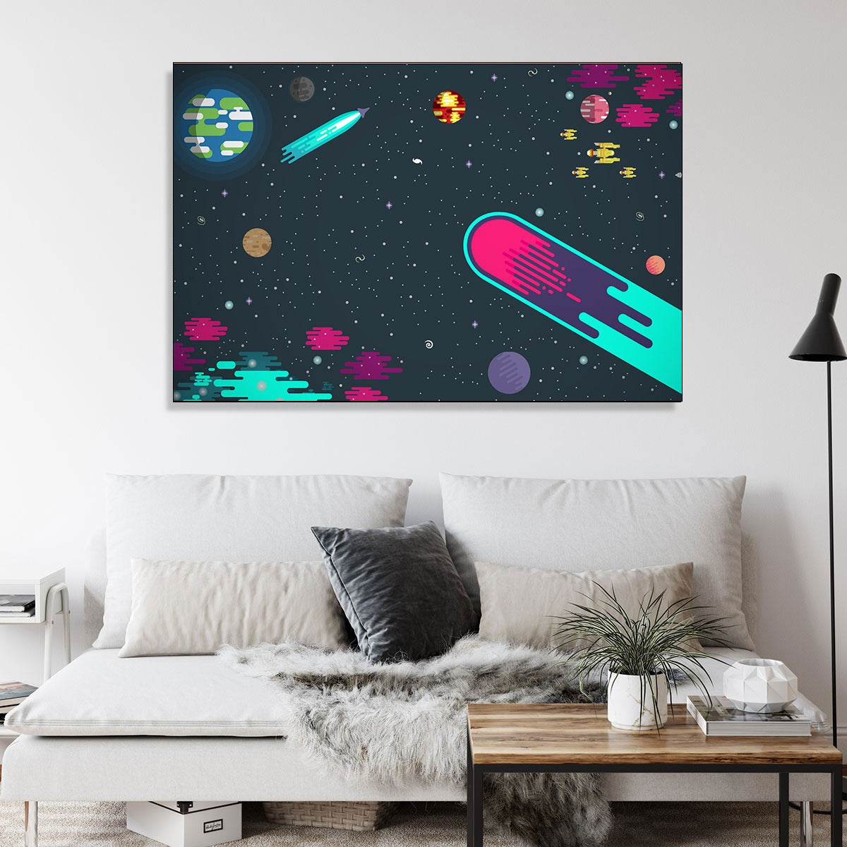 space artwork (1 Panel) Wall Art