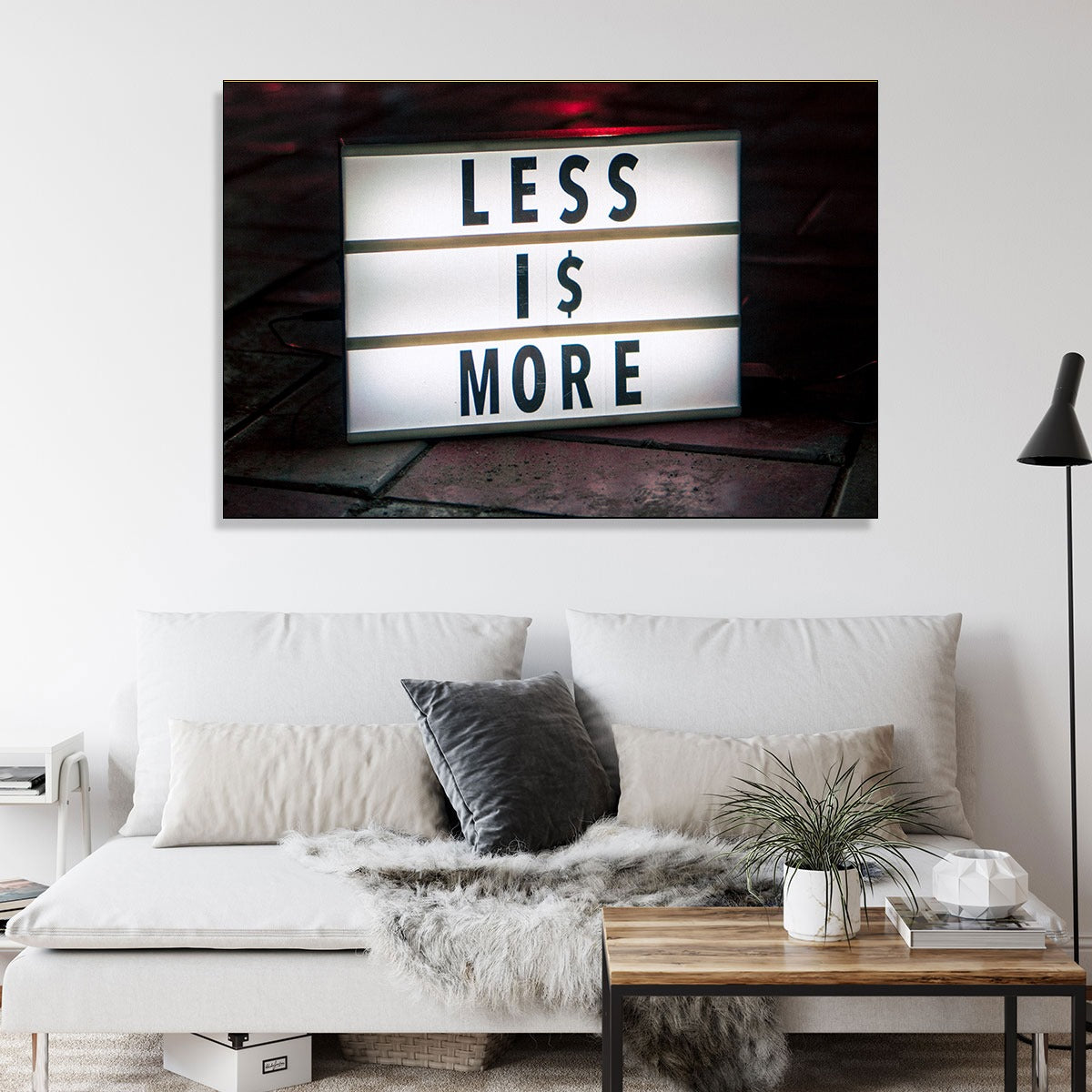 Less Is More(1 Panel) Wall Art