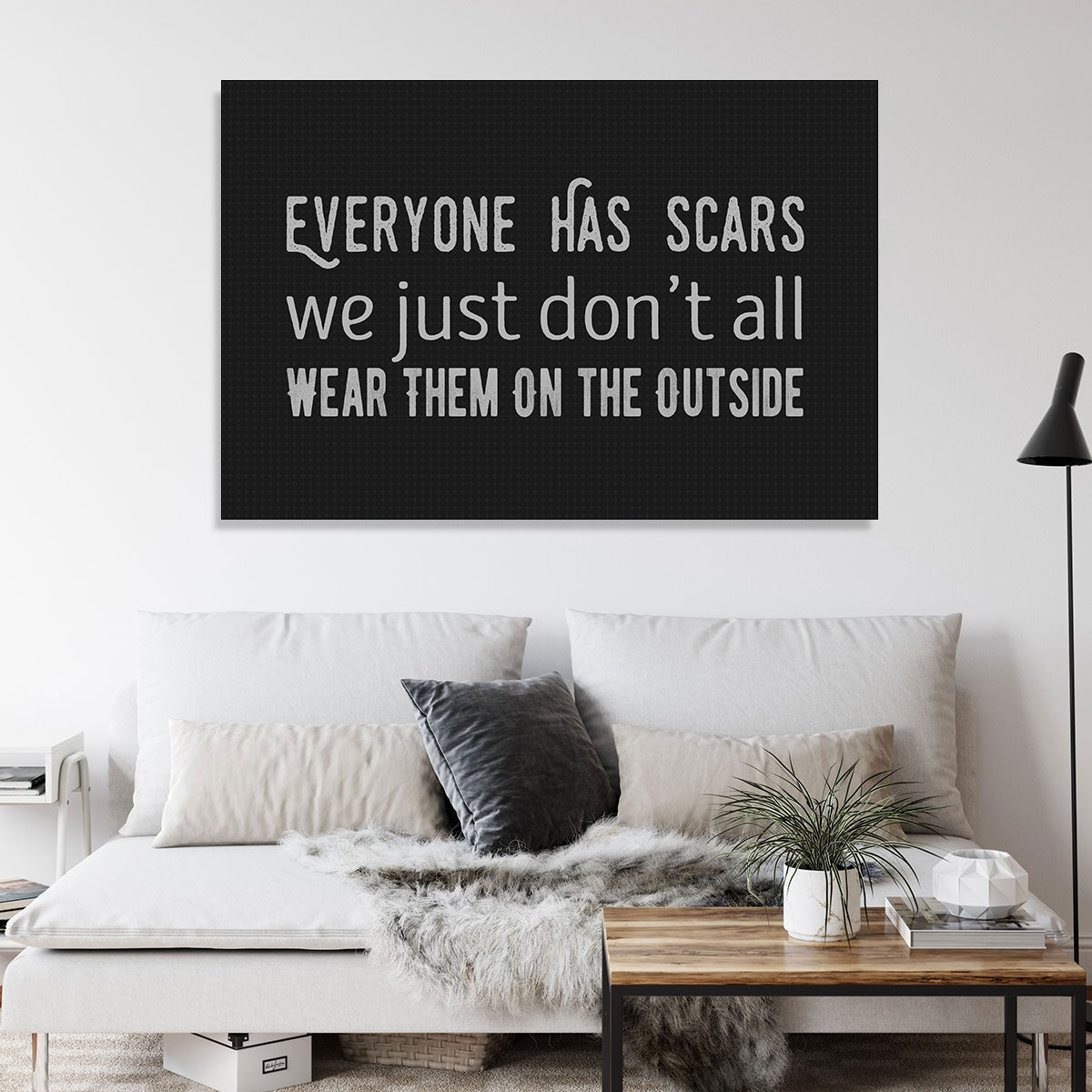Scars Quotes(1 Panel) Wall Art