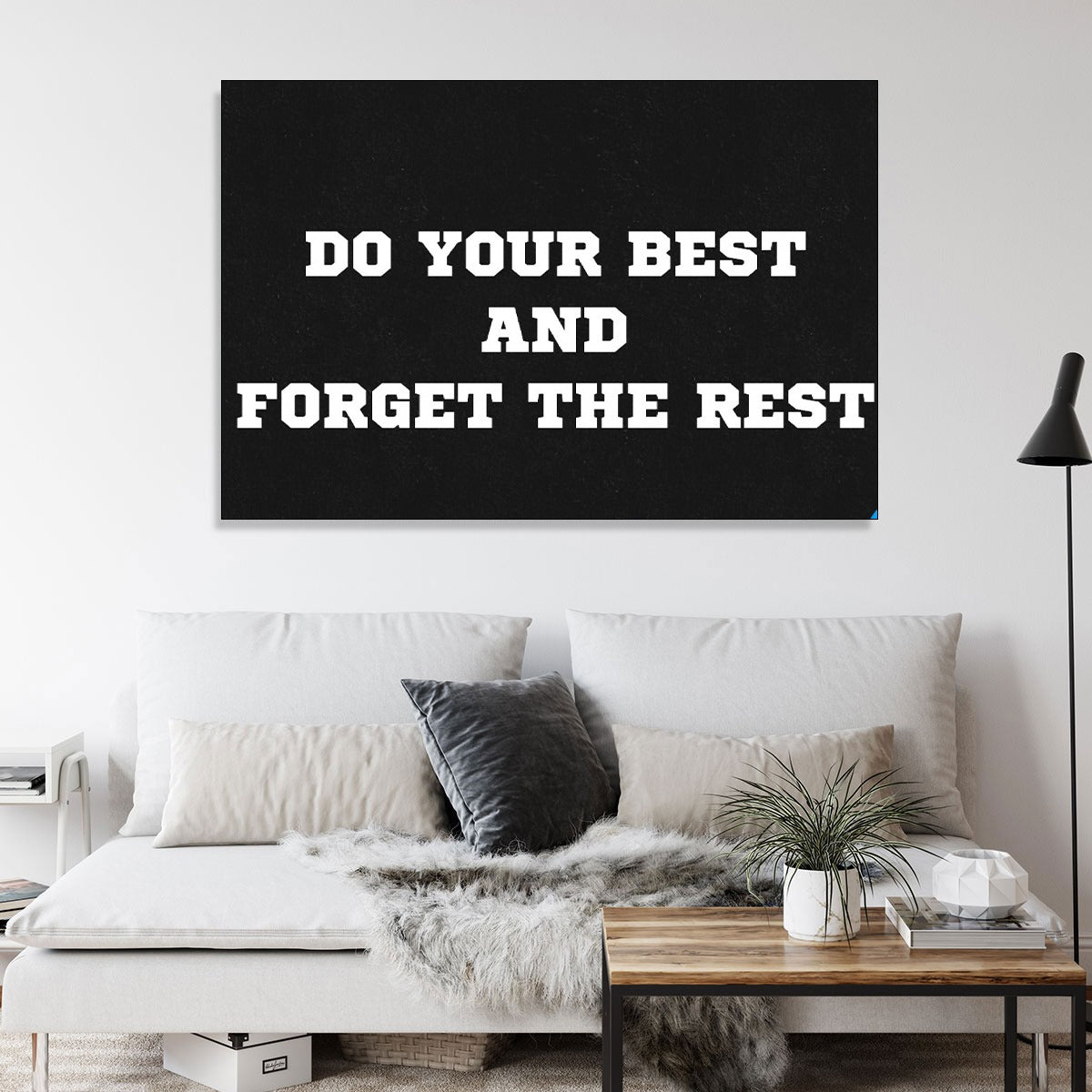 Do Your Best Forget The Rest (1 Panel) Wall Art