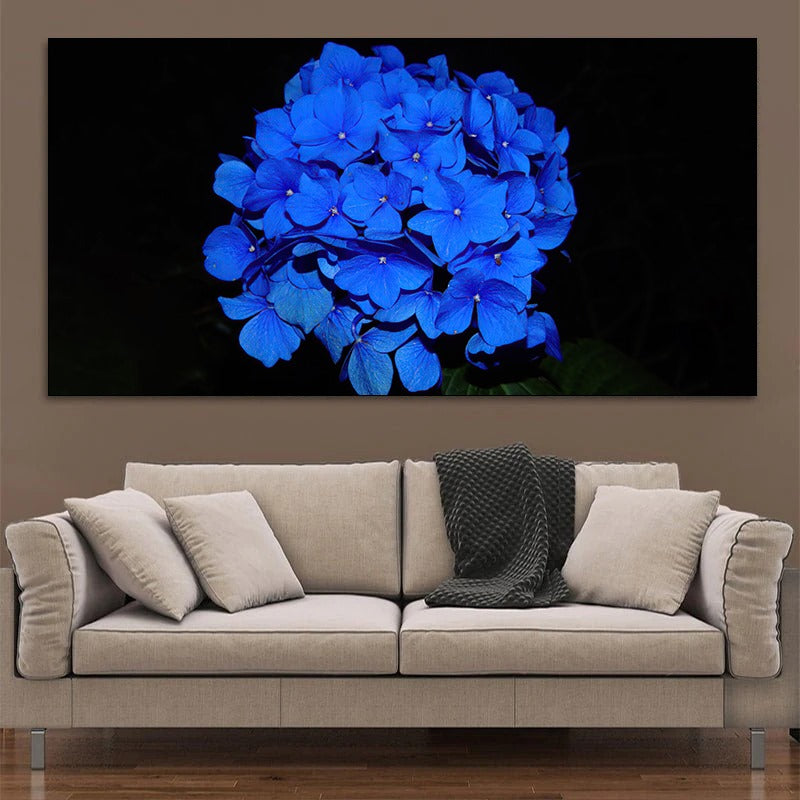 Blue Hydrangea (1-Panel) Wall Art