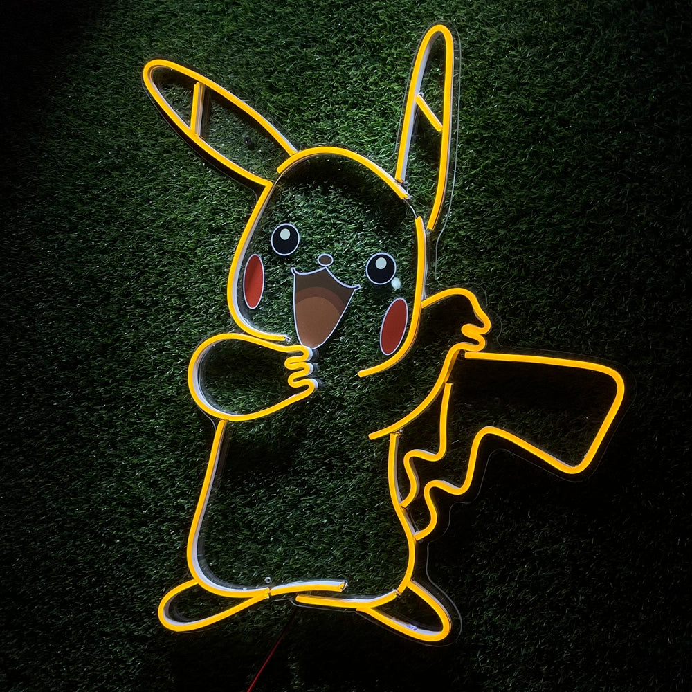 Pikachu Neon Sign – Pokemon Fan Decor